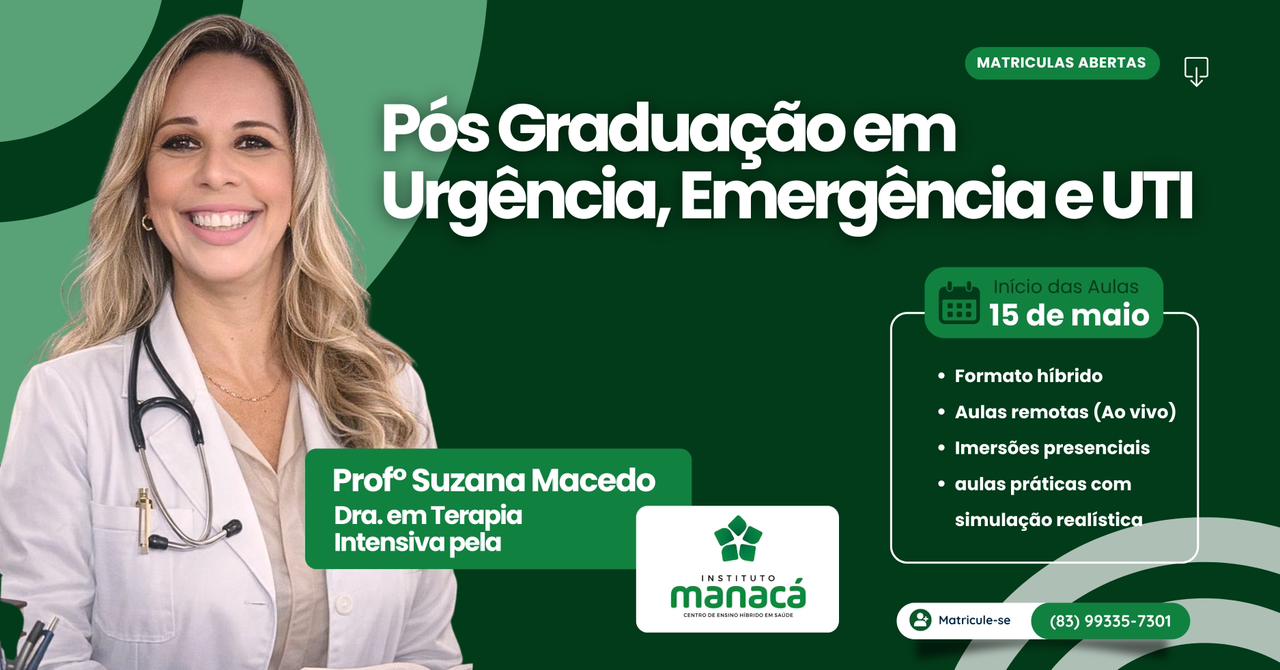 PÓS GRADUAÇÃO EM URGÊNCIA, EMERGÊNCIA E UTI